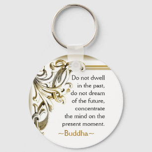 Inspirera Buddha citationstecken Nyckelring