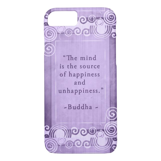 Inspirera Buddha citationsteckentypografi Case-Mate iPhone Skal (Baksida)