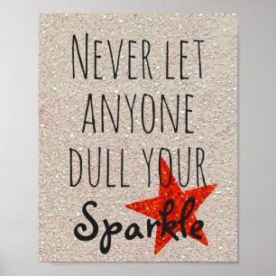 Inspirera citationstecken aldrig tråkig din poster