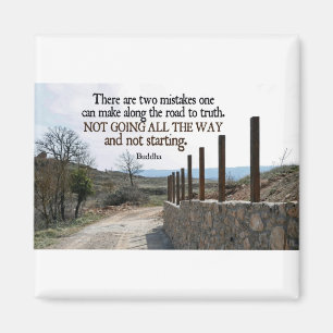 Inspirera citationstecken -- Buddha Magnet