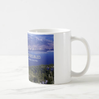 Inspirera citationstecken - en delad glädje kaffemugg