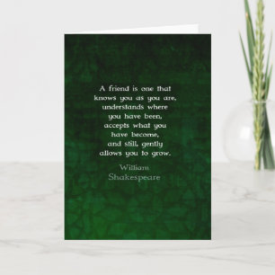 Inspirera citationstecken för William Shakespeare Kort