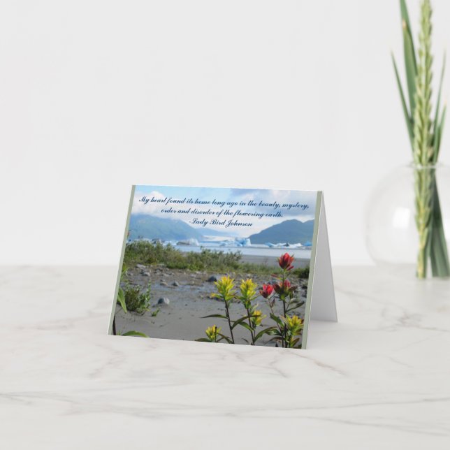 Inspirera citationsteckennotecard kort (Framsida)