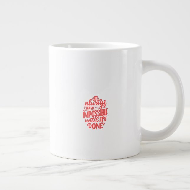 Inspirera dagliga kaffemoment jumbo mugg (Höger)