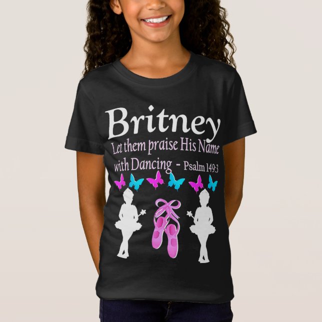 INSPIRERA DANCER QUOTE PERSONLIG T SHIRT (Framsida)