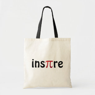 Inspirera den röda MathGeeksvarten Tygkasse
