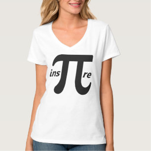 Inspirera det inspirera Pi-symbolet T-shirt