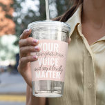 inspirera din röstmatchningsrörelse - citat take away mugg<br><div class="desc">inspirera din röstmatchningsrörelse - citat</div>