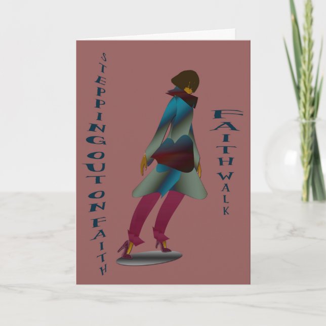 Inspirera hälsningkort med scripture kort (Framsida)