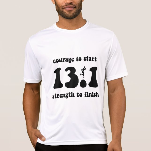 Inspirera halv maraton tröja (Framsida)