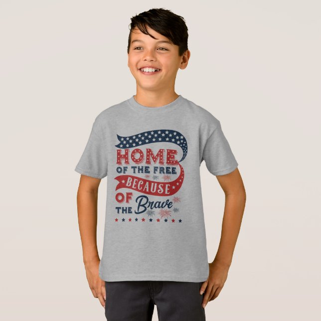 Inspirera hem av den fria veterandagskjortan t shirt (Hel framsida)