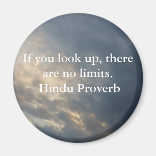 inspirera hinduisk Proverb från Indien Magnet