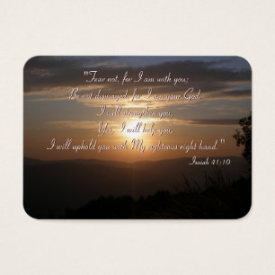 Inspirera - Isaiah 41; 10 - Knubbiga B. Kort