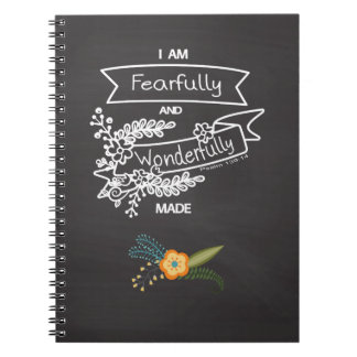 Inspirera journal Fearfully och Wonderfully Anteckningsbok