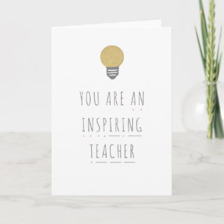 Inspirera kort för lärareakustikhälsning