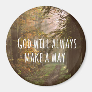 Inspirera kristet citationstecken: Ska gud Magnet