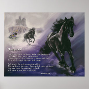 Inspirera legend vid Kim McElroy Poster