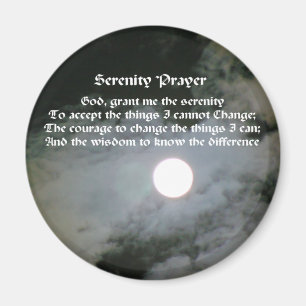 Inspirera magnet för Serenitybönfullmåne