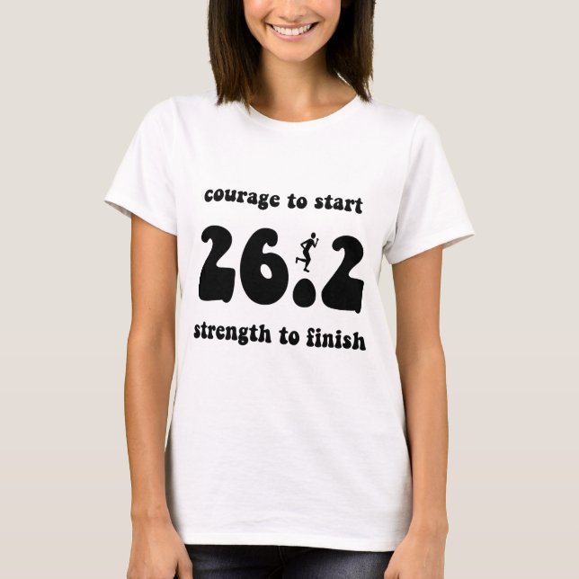Inspirera maraton tee shirt (Framsida)