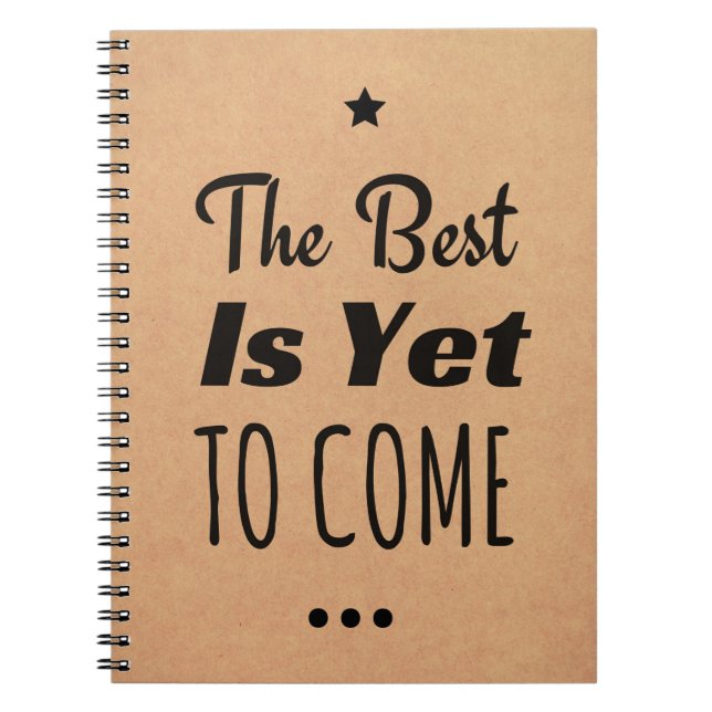 Inspirera & Motivational anteckningsbok, journal Anteckningsbok (Framsidan)