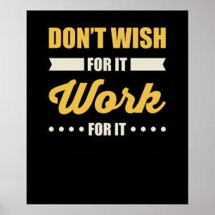 Inspirera Motivational framgångcitationstecken Poster