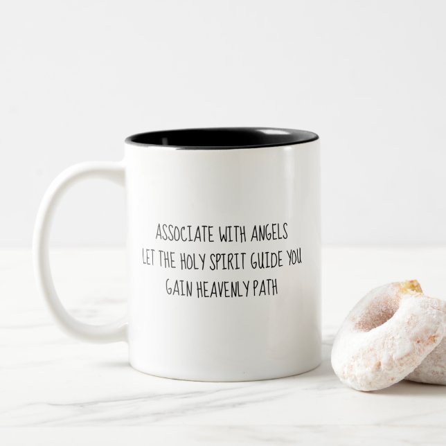 Inspirera mugg - bundsförvant med änglarHaiku (Med munk)