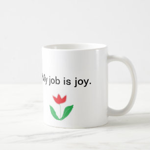 Inspirera mugg - glädje med blomman