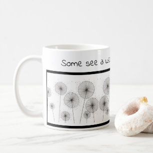 Inspirera mugg med maskrosor