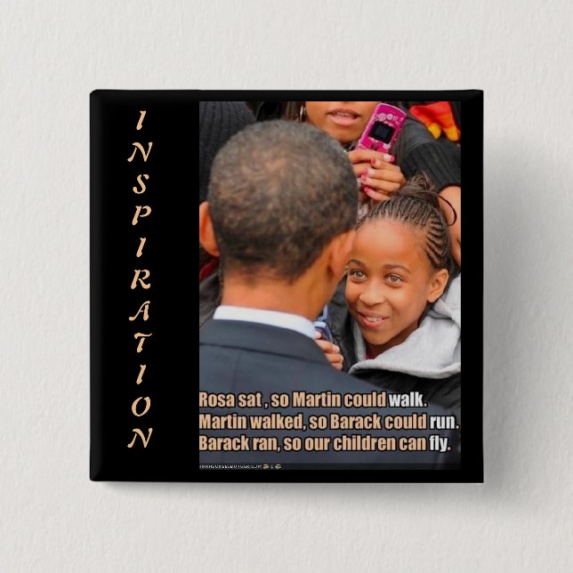 Inspirera OBAMA Knapp (Framsida)