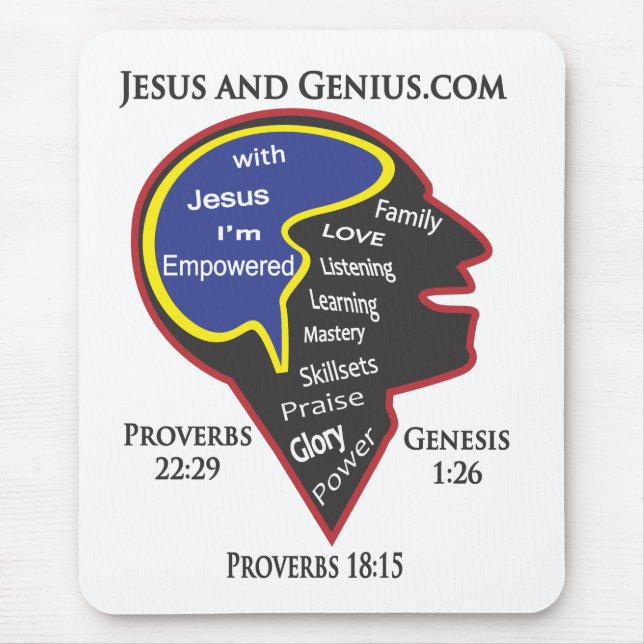 Inspirera och bemyndiga musmatta (Framsidan)