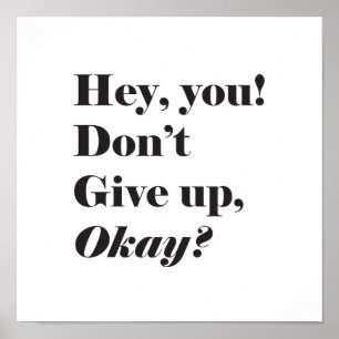 Inspirera och uppmuntrancitationsteckenaffisch poster