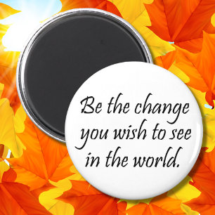 Inspirera ord för citationsteckenmagnetuppmuntran magnet
