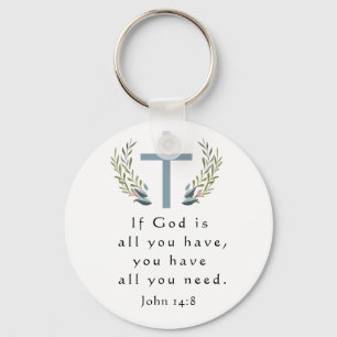 Inspirera ord Keychain Nyckelring