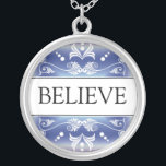Inspirera ord - TRO hänge Silverpläterat Halsband<br><div class="desc">Ha på sig ett ordhänge med det inspirera ord DRÖM för att motivera och inspirera sig yourself eller ge den som en unik och minnesvärd gåva för dina familj och vänner. Meddelandehalsbandet med original planlägger sammanslutninginspiration med skönhet. Du kan också skräddarsy sterling silverhänget med ditt favorit- inspirera ord, genom att...</div>