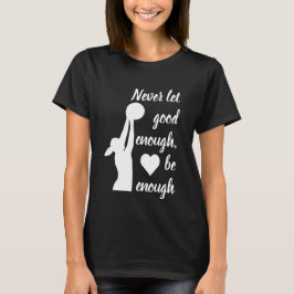 Inspirera ordNetballcitationstecken T Shirt