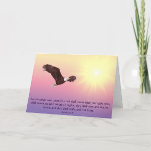 Inspirera örn vingar kort