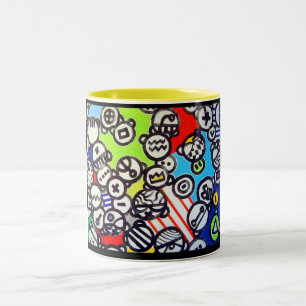 Inspirera `-pardubuffet Två-Tonad mugg