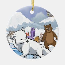 Inspirera prydnad julgransprydnad keramik