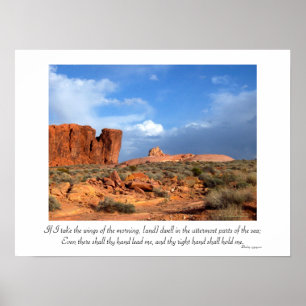 Inspirera Psalm139:9 - 10 Poster