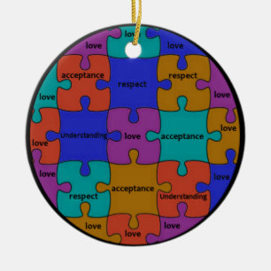 INSPIRERA PUSSELCITATIONSTECKEN JULGRANSPRYDNAD KERAMIK