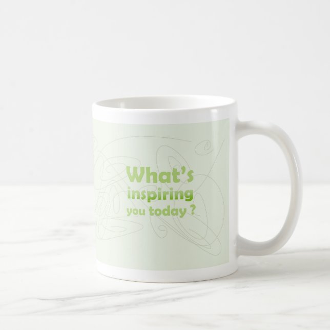 Inspirera - sammetflykten kaffemugg (Höger)