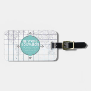 Inspirera Scripture för Minimalist karta Bagagebricka