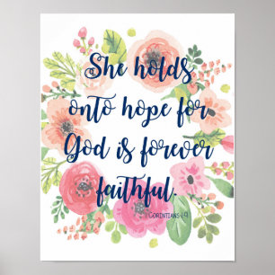 Inspirera Scripturetryck - - "lovande person ", Poster