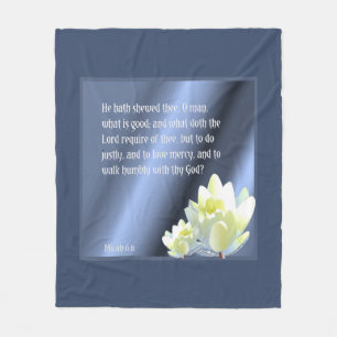 Inspirera ScriptureVersefilt Fleecefilt