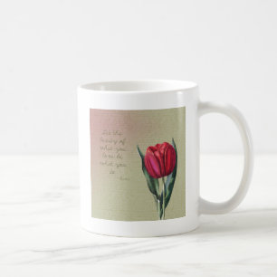 Inspirera skönhettulpan kaffemugg