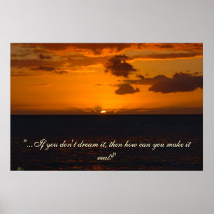 Inspirera solnedgång poster