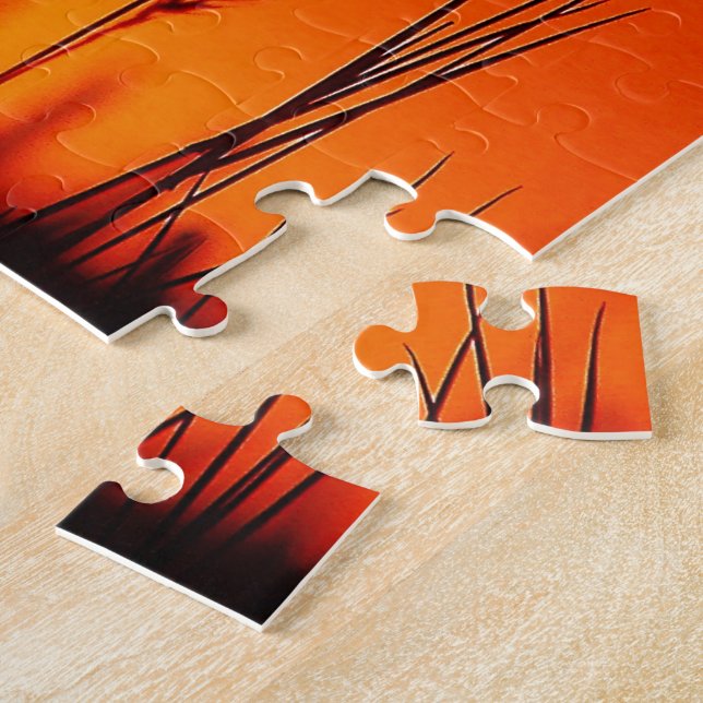 Inspirera solnedgångSilhouette Pussel (Sidan)