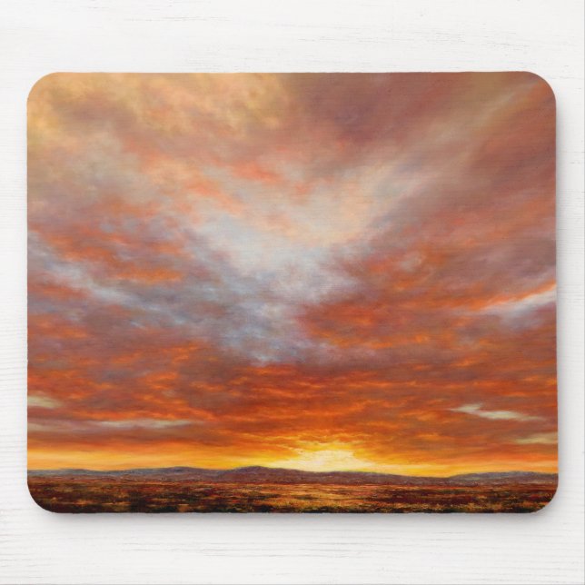 Inspirera soluppgång Mousepad Musmatta (Framsidan)