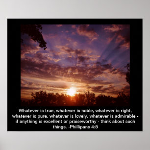 Inspirera soluppgångaffisch poster