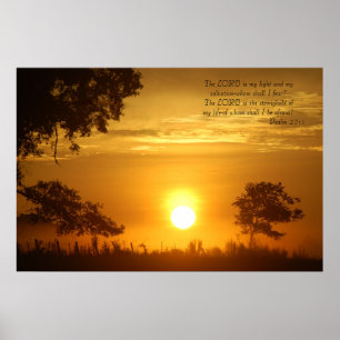 Inspirera soluppgångbild poster